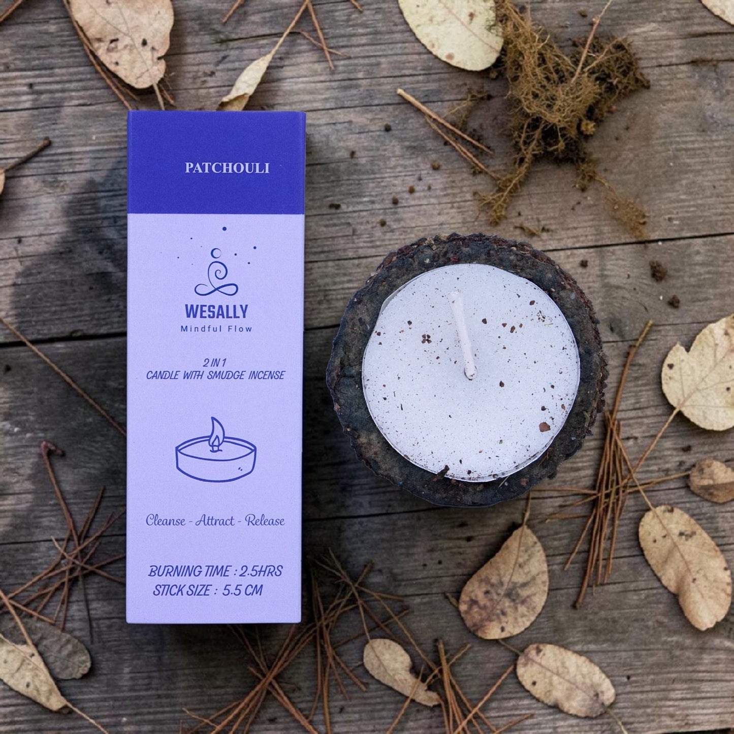 2 in 1 Incense Candles