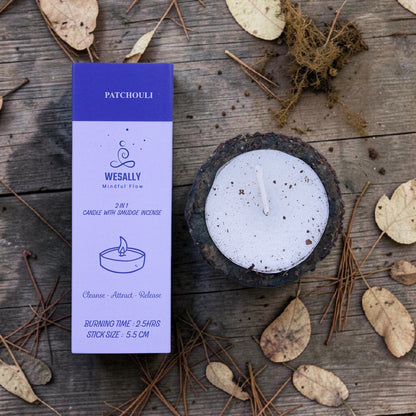 2 in 1 Incense Candles