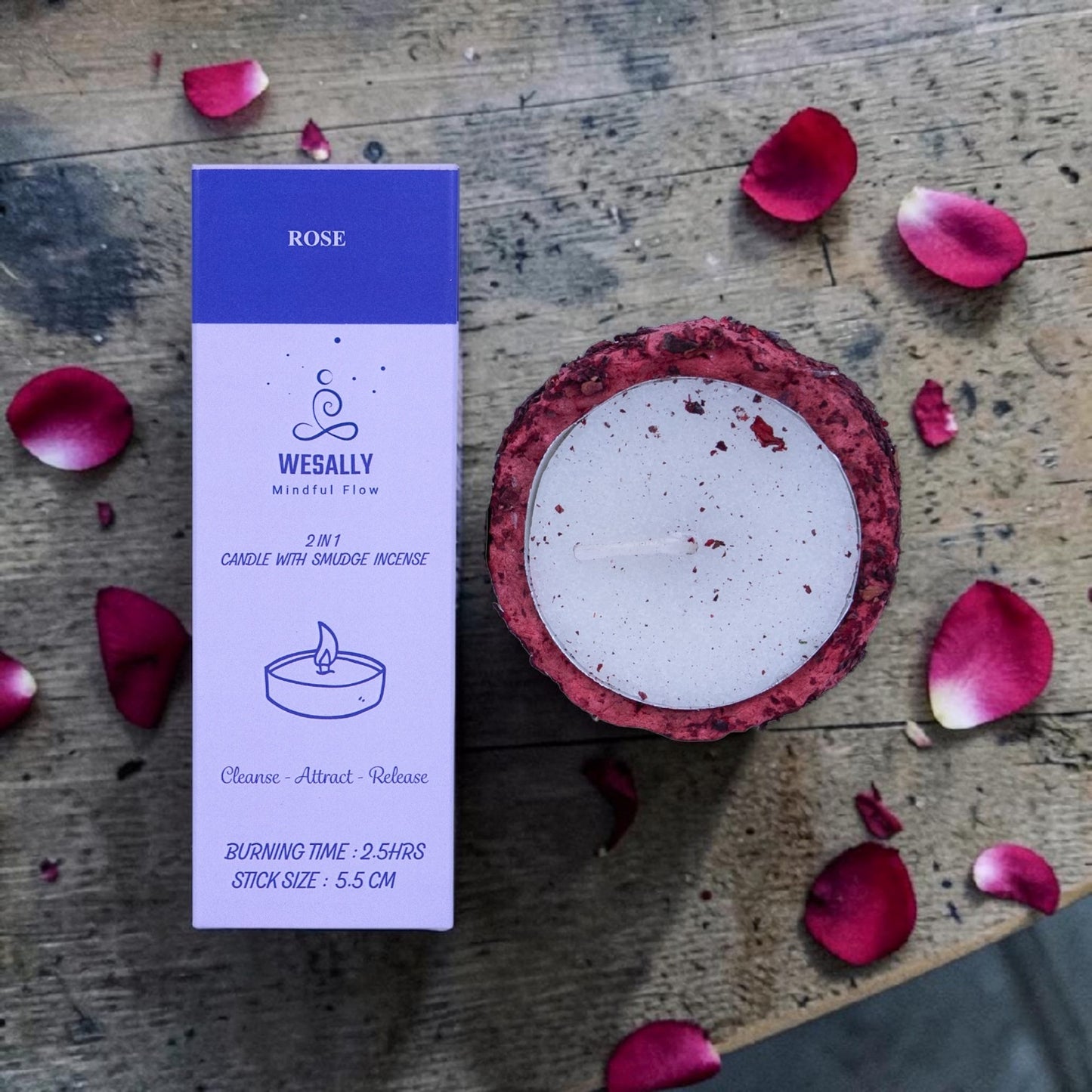 2 in 1 Incense Candles