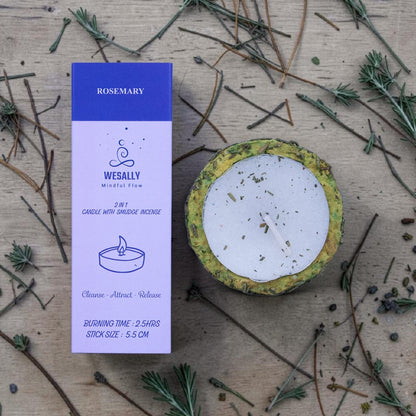 2 in 1 Incense Candles