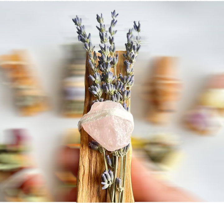 Palo Santo + Lavender + Rose Quartz