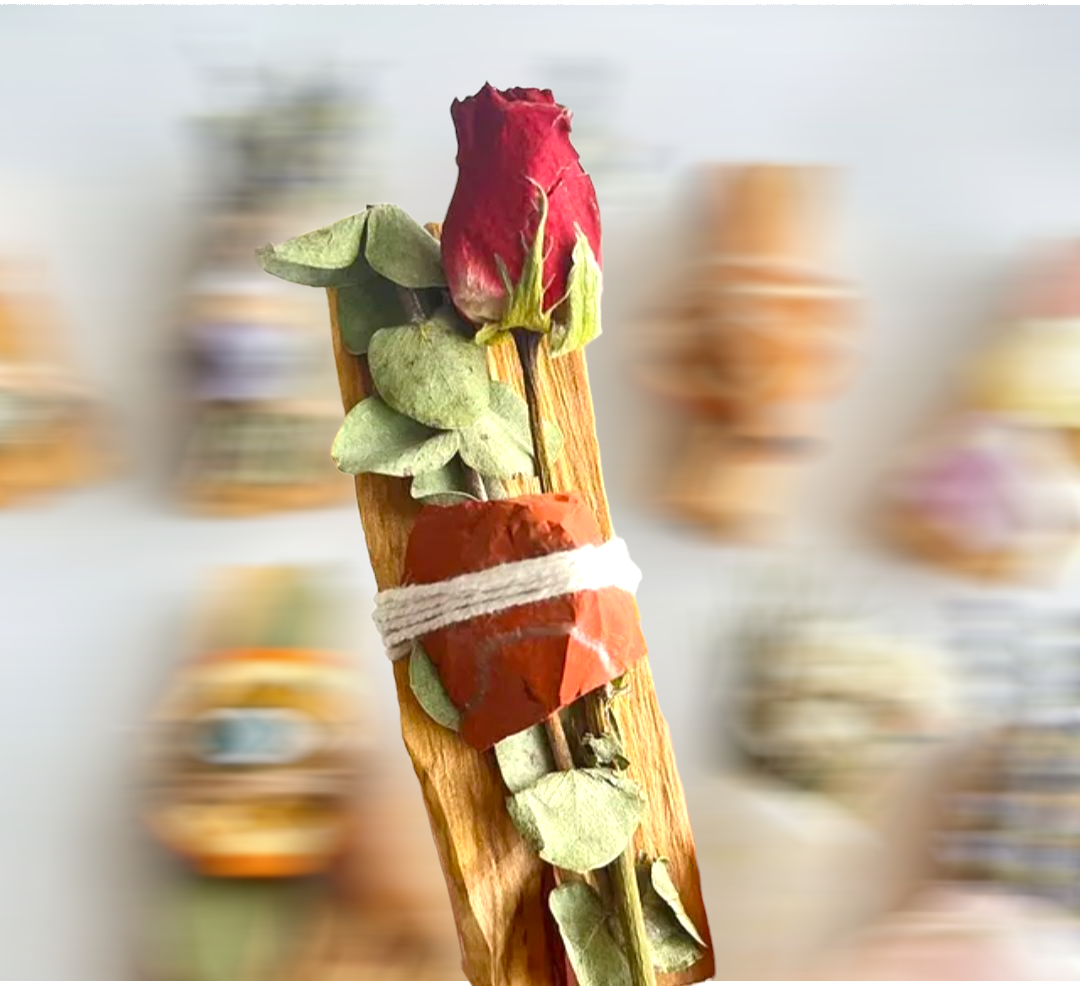 Palo Santo + Rose + Red Jasper
