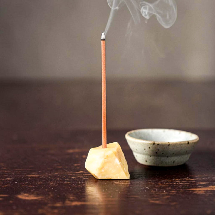 Crystal Rock Stone Incense Base Stick Holder