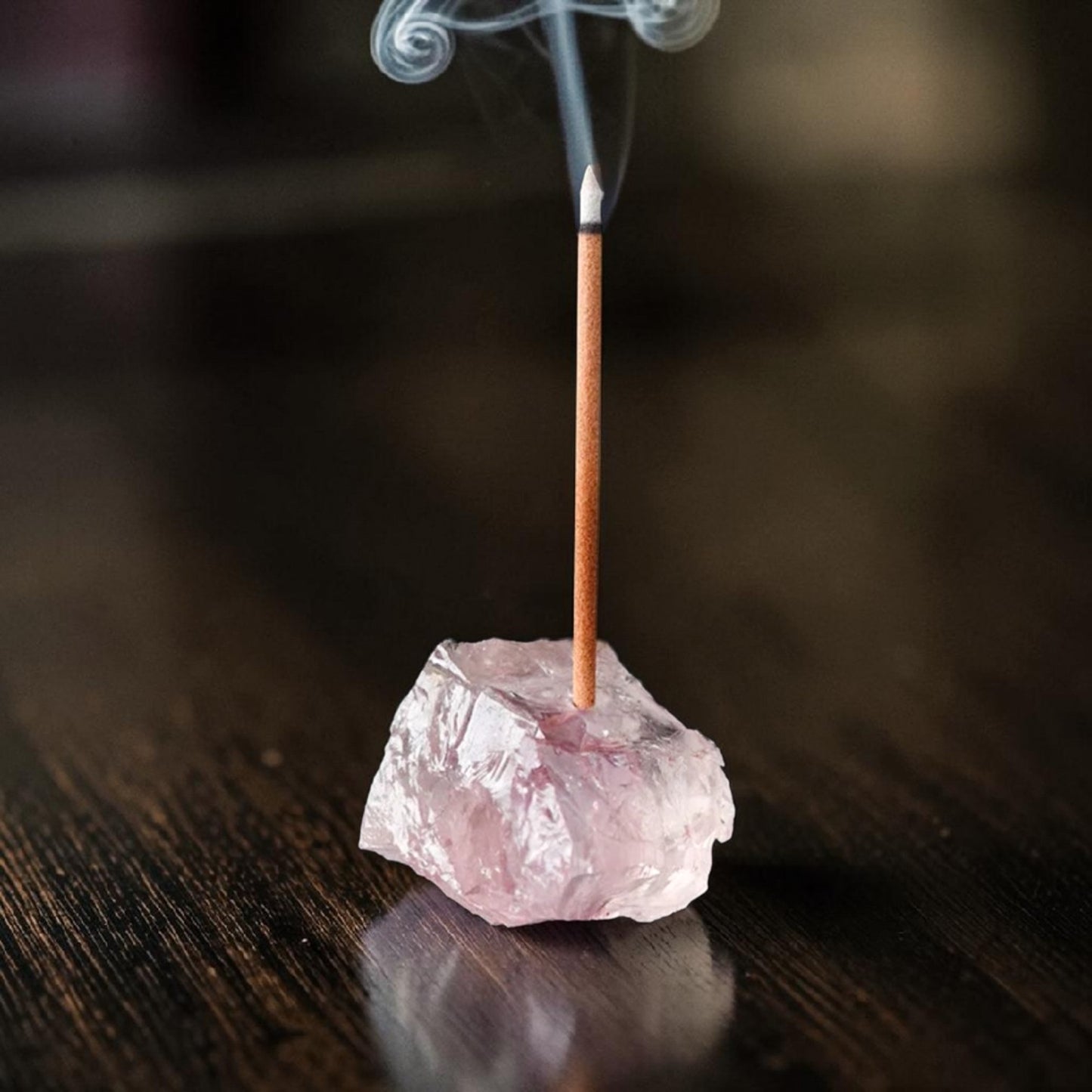 Crystal Rock Stone Incense Base Stick Holder